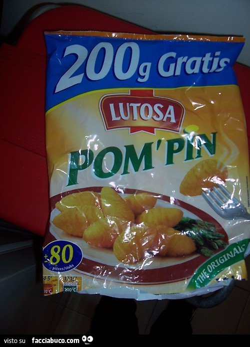 Lutosa Pom'Pin. 200g gratis