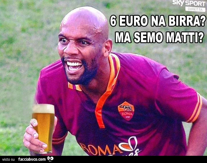 6 euro na birra? Ma semo matti?