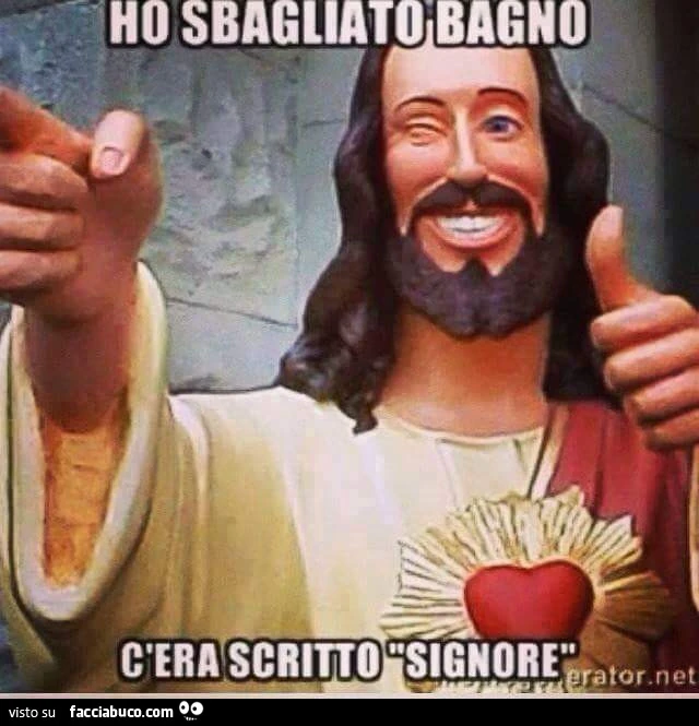 Ho sbagliato bagno c'era scritto signore