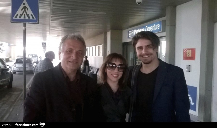 Foto Rosestrella con il regista Giuseppe Ferlito e Viorel Mitu del film Infernet