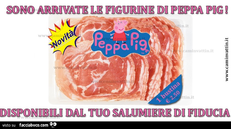 Sono arrivate le figurine di Peppa Pig! Disponibili dal tuo salumiere di fiducia