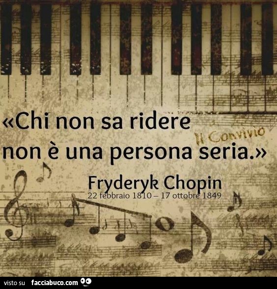 Chi non sa ridere non è una persona seria