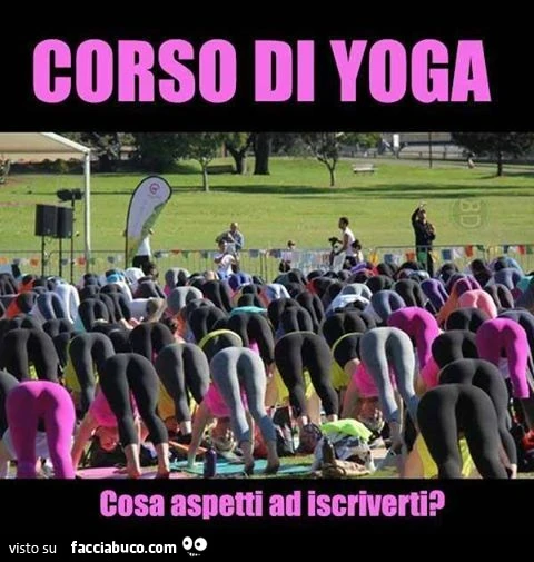Corso di Yoga. Cosa aspetti ad iscriverti?