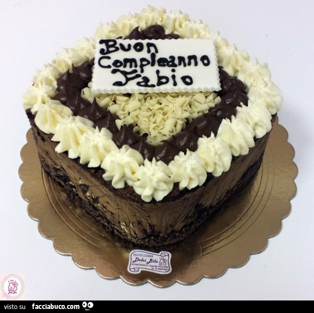 Torta Buon Compleanno Fabio