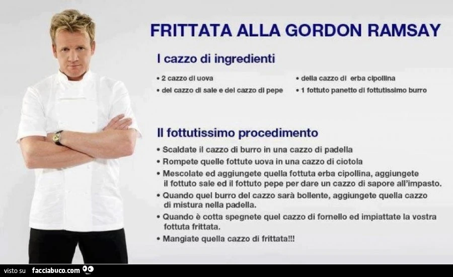 Frittata alla Gordon Ramsay