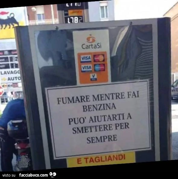 Fumare mentre fai benzina può aiutarti a smettere per sempre