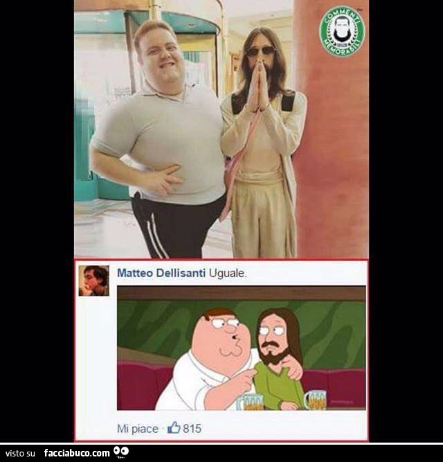Gesù e Peter Griffin nella vita reale