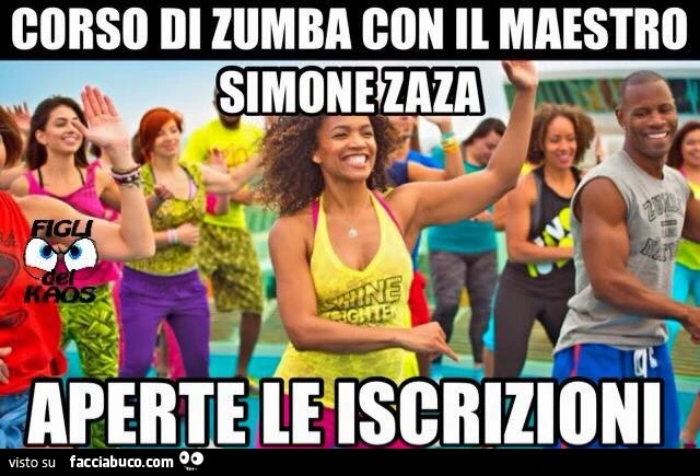 Corso di Zumba con il maestro Simone Zaza. Aperte le iscrizioni