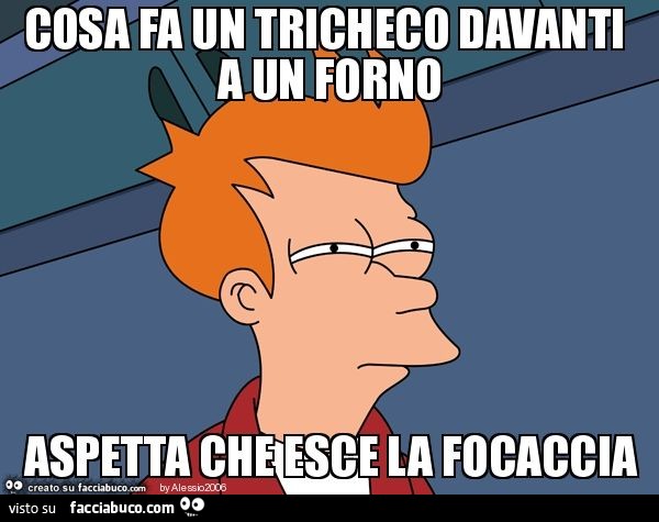 Cosa fa un tricheco davanti a un forno aspetta che esce la focaccia