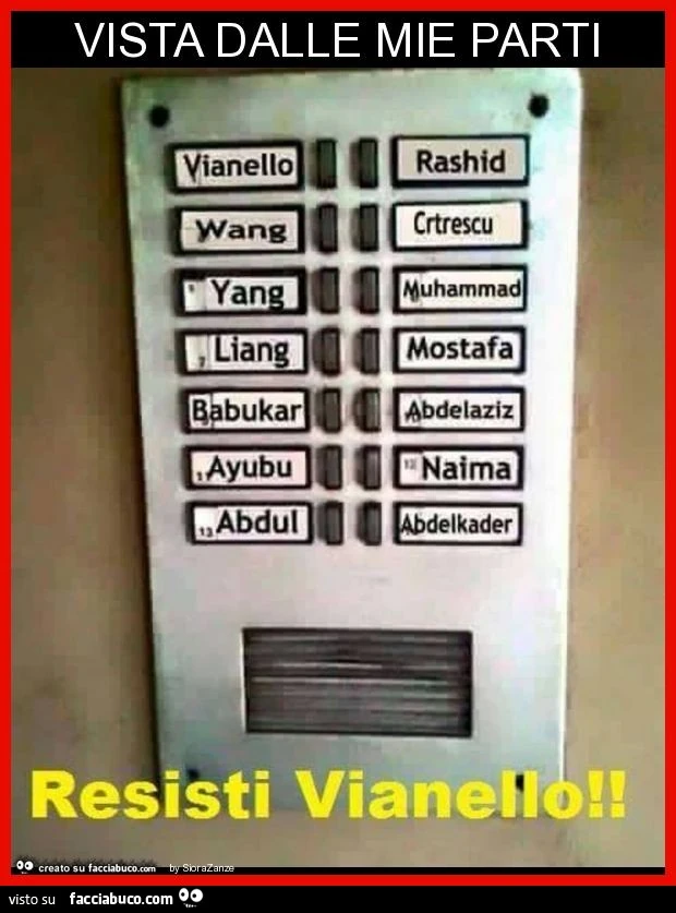 Vista dalle mie parti