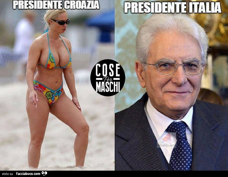 Presidente Croazia. Presidente Italia