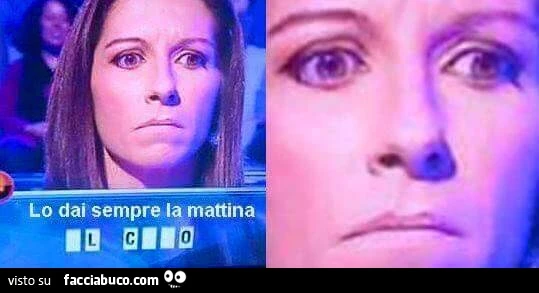 Quiz: Lo dai sempre la mattina