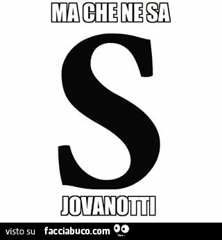 Ma che ne sa jovanotti