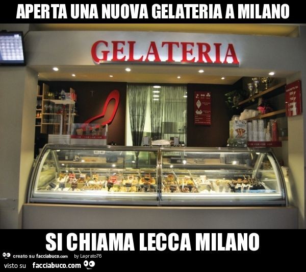 Aperta una nuova gelateria a milano si chiama lecca milano