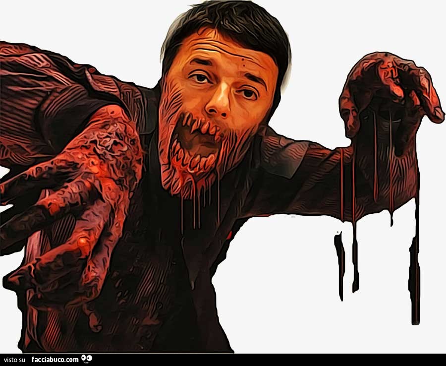 Matteo Renzi Zombie