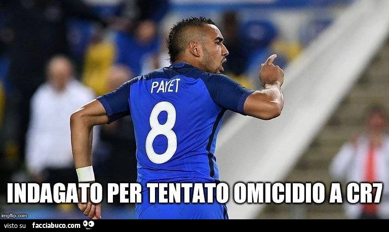 Payet indagato per tentato omicidio a Cristiano Ronaldo