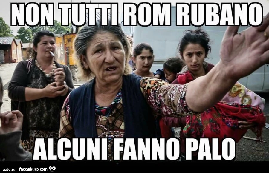 Non tutti Rom rubano. Alcuni fanno palo