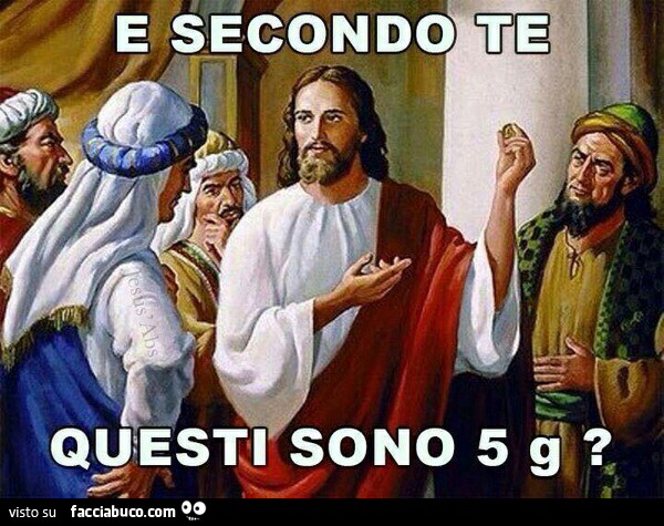 E secondo te questi sono 5 grammi?