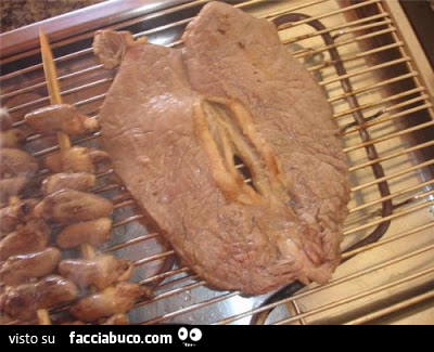 Bistecca a forma di vagina