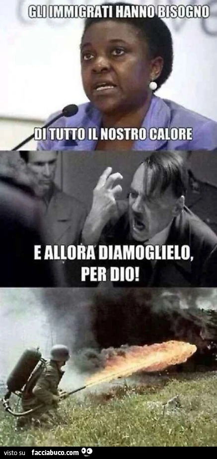 Gli immigrati hanno bisogno di tutto il nostro calore