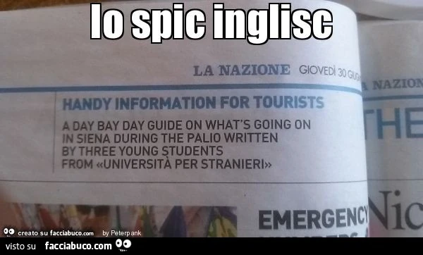 Io spic inglisc