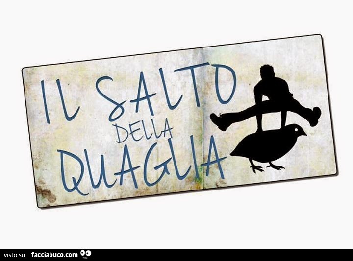 Il salto della quaglia