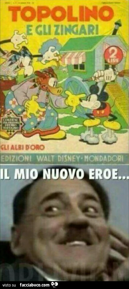 Topolino e gli zingari. Hitler: il mio nuovo eroe