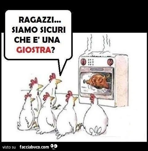 Ragazzi siamo sicuri che è una giostra?
