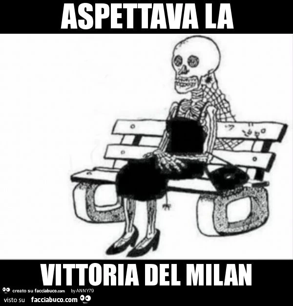 Aspettava la vittoria del milan