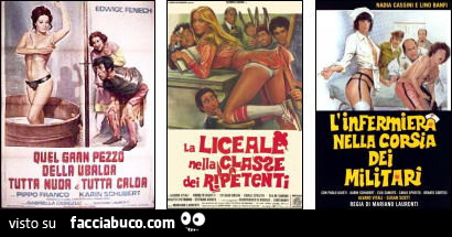 Film erotici Italiani degli anni 70