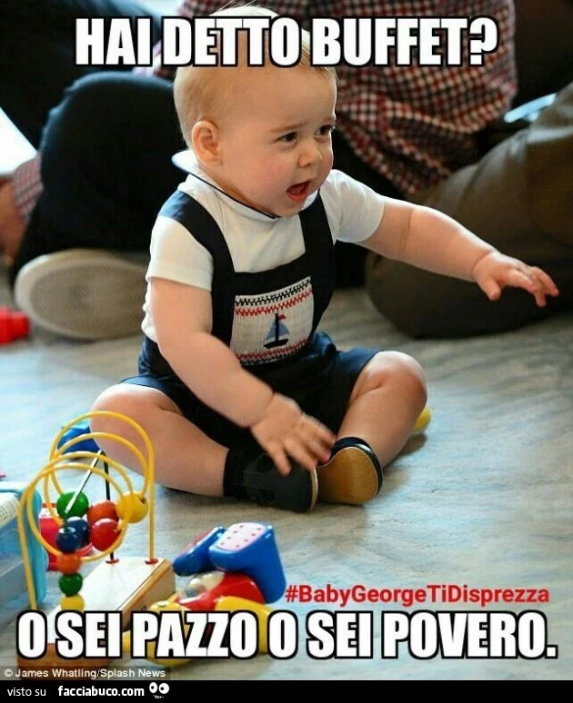 Hai detto buffet? O sei pazzo o sei povero