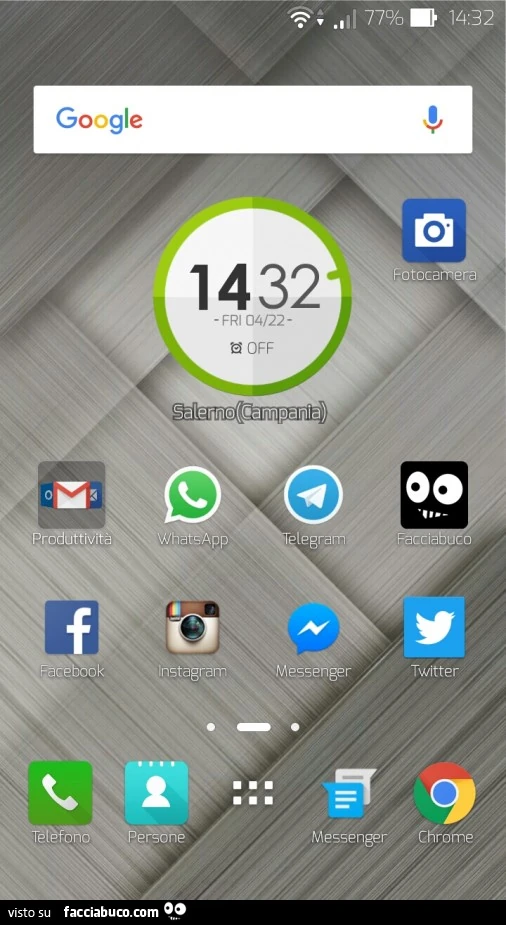App Chrome di Facciabuco