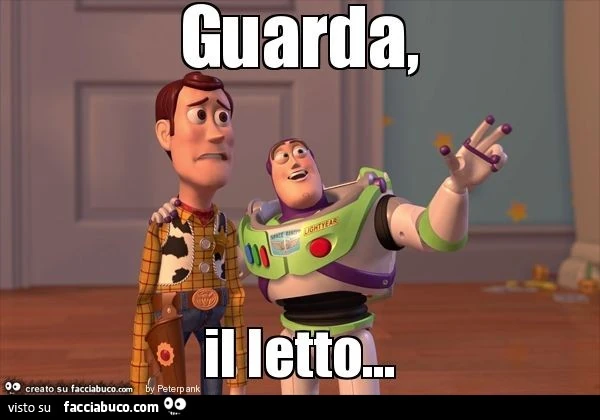 Guarda, il letto