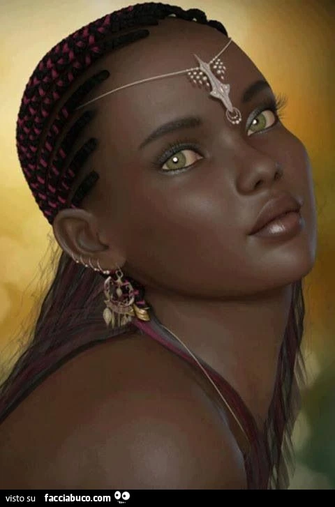Bella ragazza africana