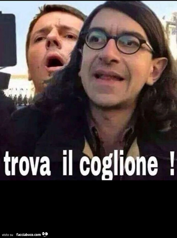 Trova il coglione
