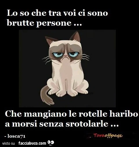 Lo so che tra voi ci sono brutte persone che mangiano le rotelle haribo a morsi senza srotolarle