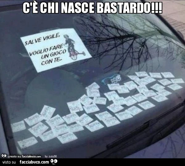 C'è chi nasce bastardo