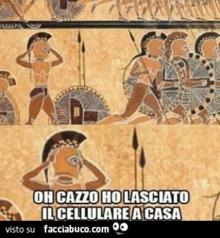 Oh cazzo ho lasciato il cellulare a casa