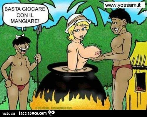 Basta giocare con il mangiare